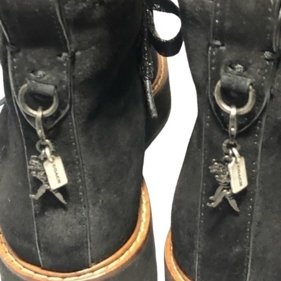 Coach Rex Wedge Platform Fur Booties - Picture 5 of 12